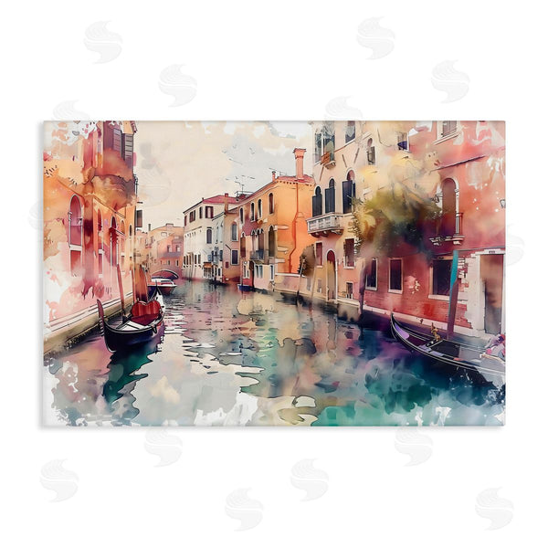 stupell industries LSR Creative Studio | Venice Canal Watercolor Style
