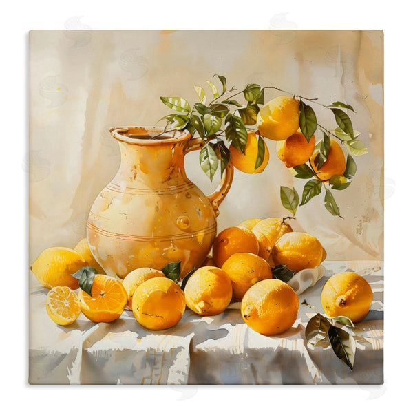 stupell industries LSR Creative Studio | Vintage Lemons and Pitcher