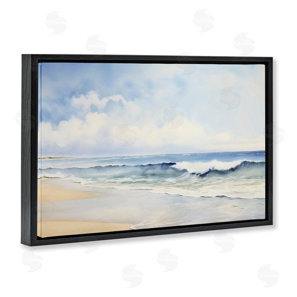 Stupell Industries LSR Creative Studio | Watercolor Beach Tide