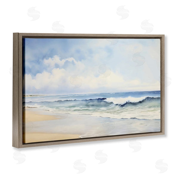 Stupell Industries LSR Creative Studio | Watercolor Beach Tide