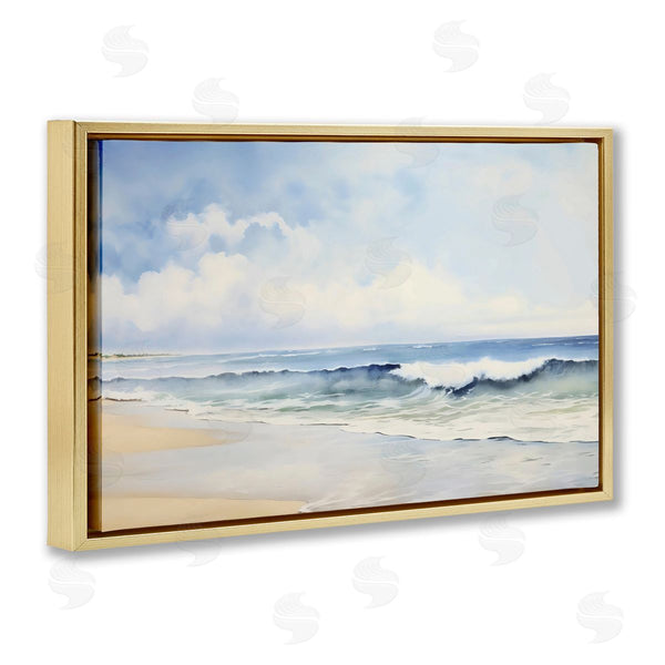 Stupell Industries LSR Creative Studio | Watercolor Beach Tide