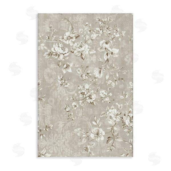 stupell industries LSR Creative Studio | White Flowers over Damask