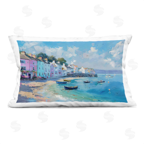 stupell industries LSR Design Studio | A Place To Stay Scenery Printed Throw Pillow