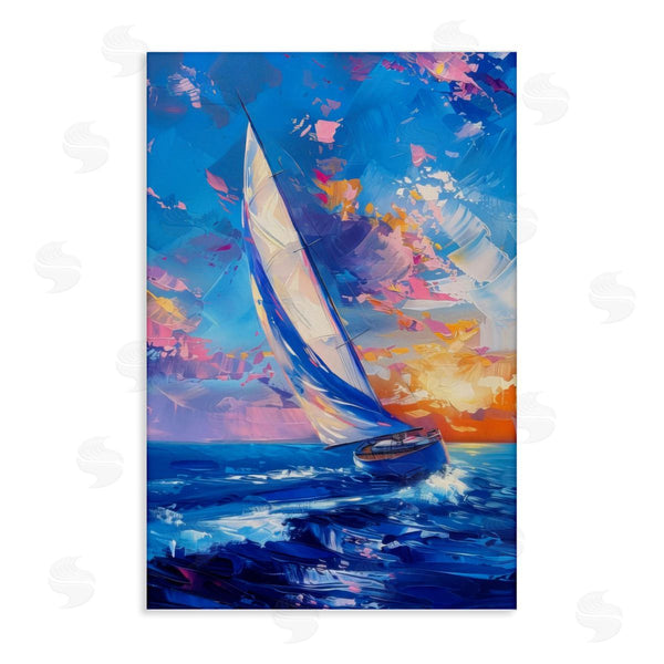 stupell industries LSR Design Studio | Abstract Boat at Sunset