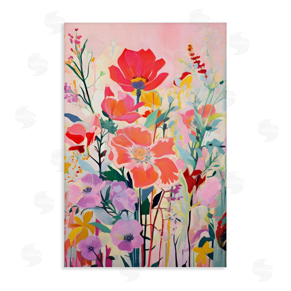 stupell industries LSR Design Studio | Abstract Flowers on Pink