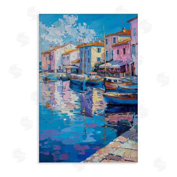 stupell industries LSR Design Studio | Abstract Harbor Reflection