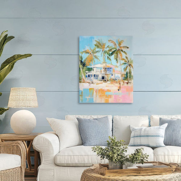 Stupell Industries LSR Design Studio | Abstract Tropical Bungalow