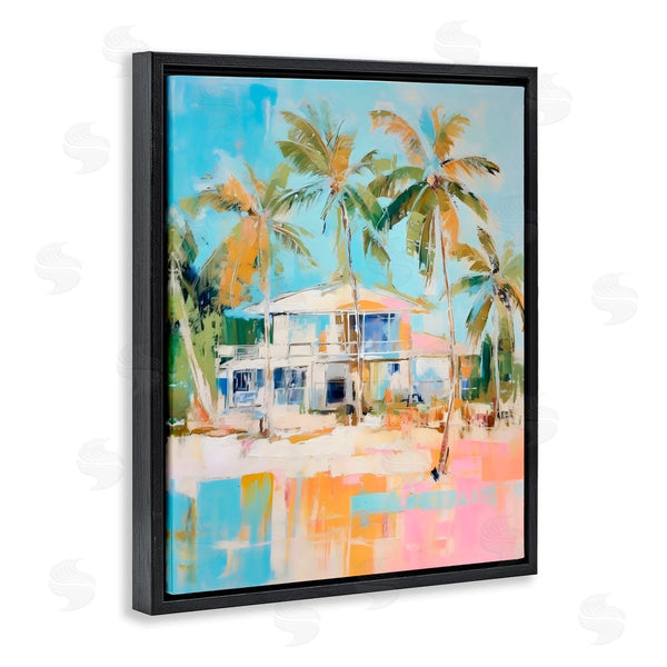 Stupell Industries LSR Design Studio | Abstract Tropical Bungalow