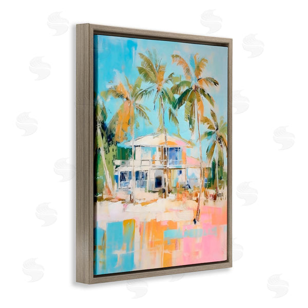 Stupell Industries LSR Design Studio | Abstract Tropical Bungalow