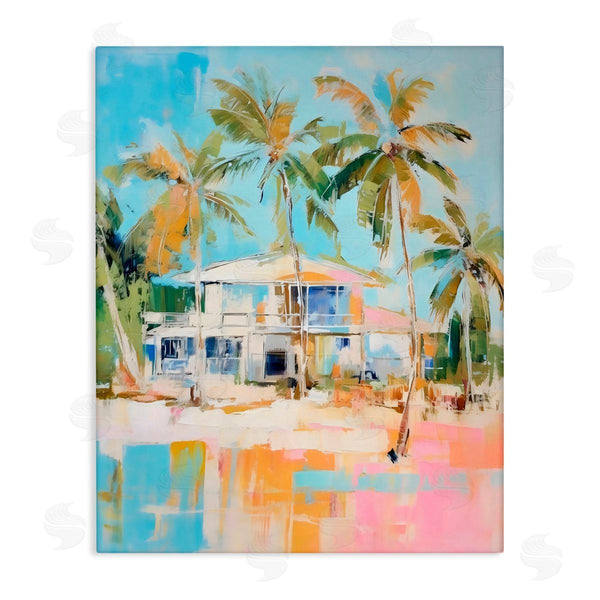 stupell industries LSR Design Studio | Abstract Tropical Bungalow