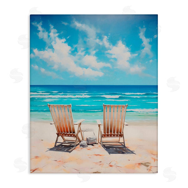 stupell industries LSR Design Studio | Adirondack Beach Chairs View