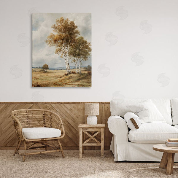 Stupell Industries LSR Design Studio | Autumn Countryside Birch Wall Art