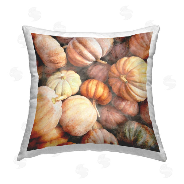 stupell industries LSR Design Studio | Autumn Pumpkin Harvest Printed Throw Pillow
