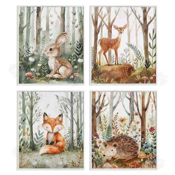 Stupell Industries LSR Design Studio | Baby Animals In Woods Wall Art