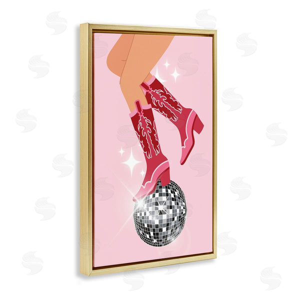 Stupell Industries LSR Design Studio | Balancing Disco Cowgirl