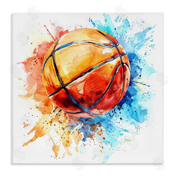 stupell industries LSR Design Studio | Basketball Chromatic Splash
