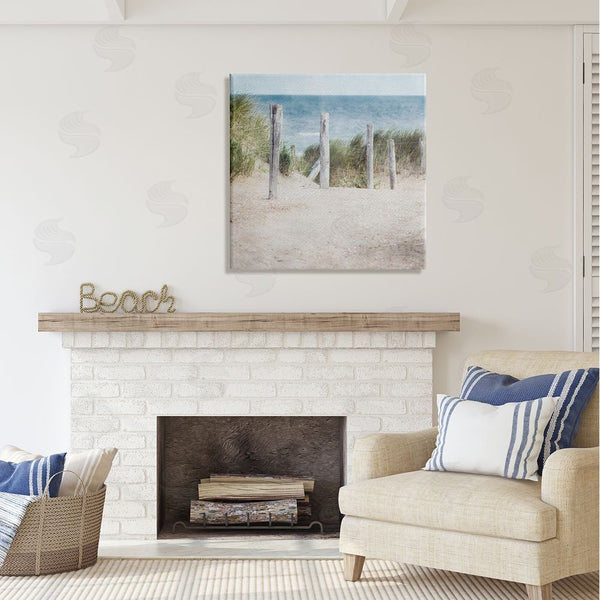 Stupell Industries LSR Design Studio | Beach Fence Landscape Wall Art