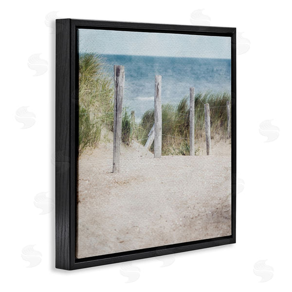 Stupell Industries LSR Design Studio | Beach Fence Landscape Wall Art
