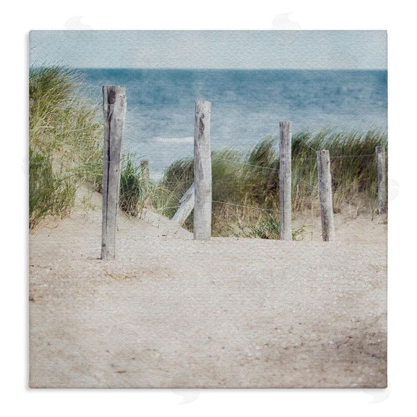 stupell industries LSR Design Studio | Beach Fence Landscape Wall Art