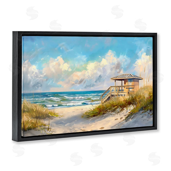 Stupell Industries LSR Design Studio | Beach Overlook Lifeguard Hut
