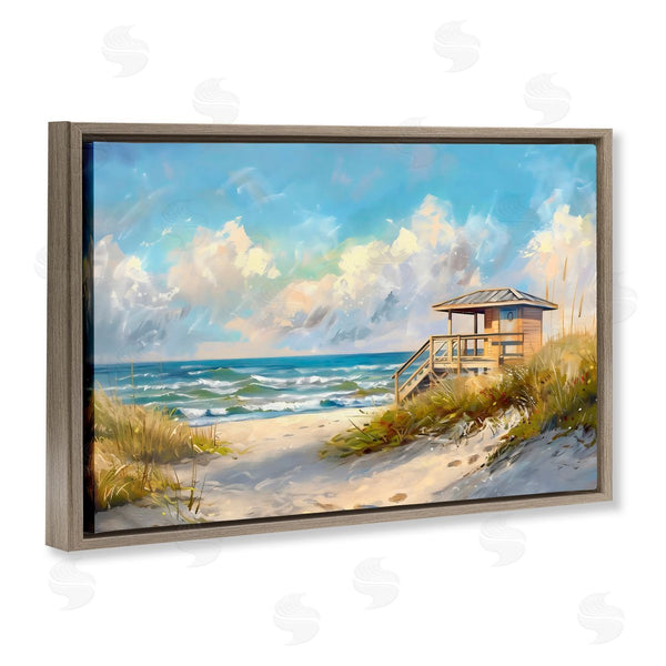 Stupell Industries LSR Design Studio | Beach Overlook Lifeguard Hut