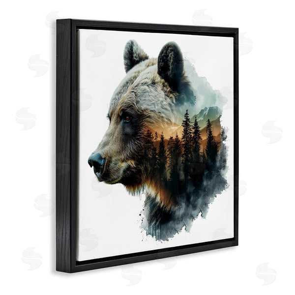 Stupell Industries LSR Design Studio | Bear Woodland Silhouette