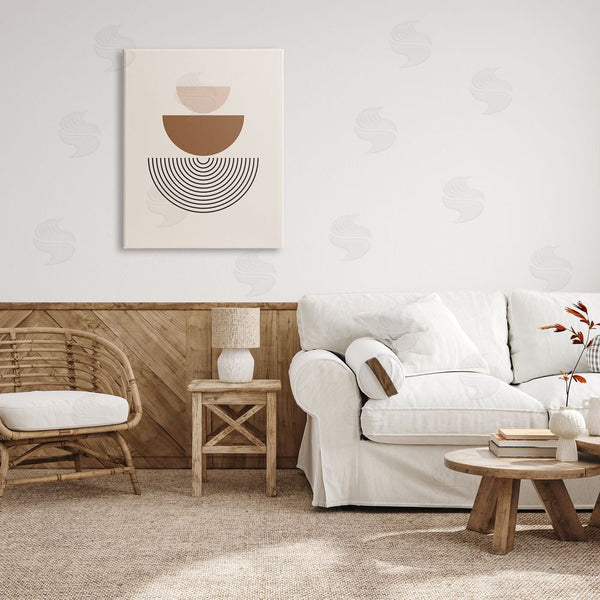 Stupell Industries LSR Design Studio | Beige Boho Geometric Wall Art
