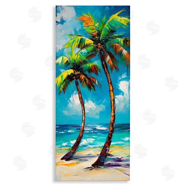 stupell industries LSR Design Studio | Bendy Palm Trees on Shore