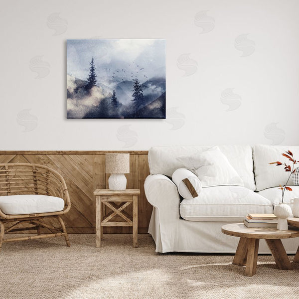 Stupell Industries LSR Design Studio | Birds Over Mountain Scene Wall Art