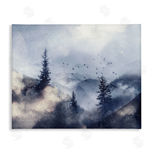 stupell industries LSR Design Studio | Birds Over Mountain Scene Wall Art