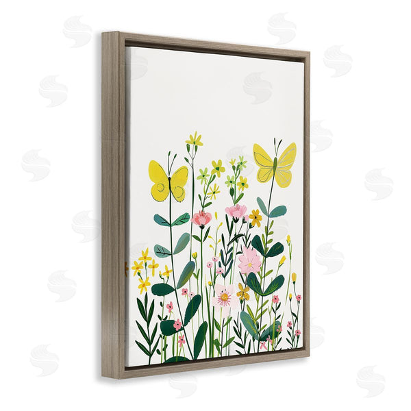 Stupell Industries LSR Design Studio | Blooming Garden Butterflies