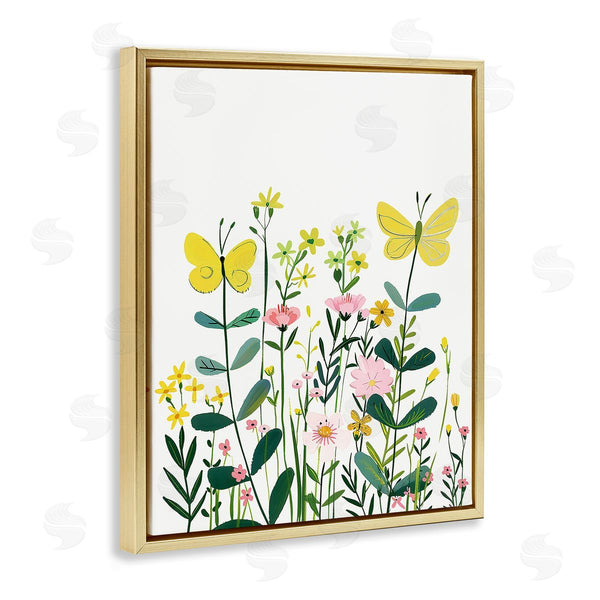Stupell Industries LSR Design Studio | Blooming Garden Butterflies