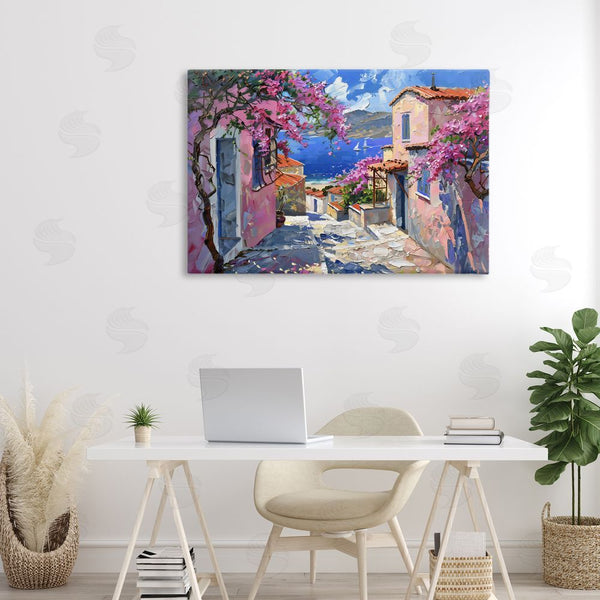 Stupell Industries LSR Design Studio | Blossom Village Coastal Architecture Wall Art
