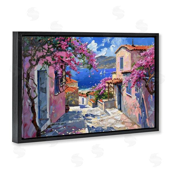 Stupell Industries LSR Design Studio | Blossom Village Coastal Architecture Wall Art