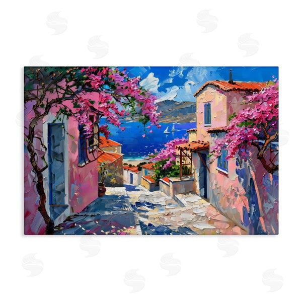 stupell industries LSR Design Studio | Blossom Village Coastal Architecture Wall Art