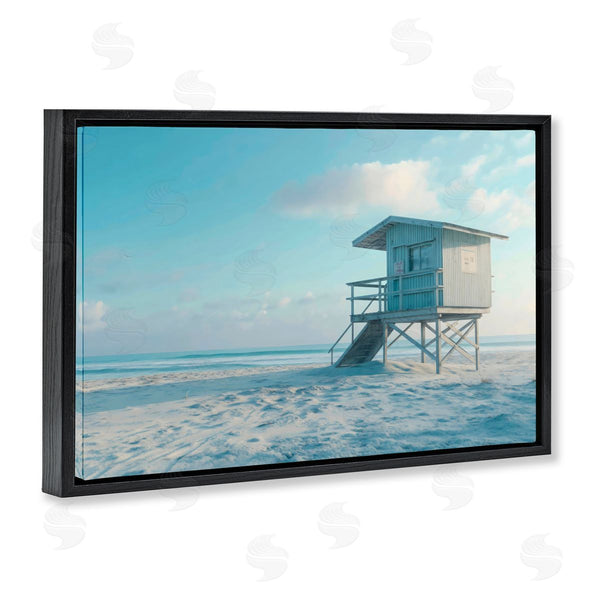 Stupell Industries LSR Design Studio | Blue And White Beach Scene