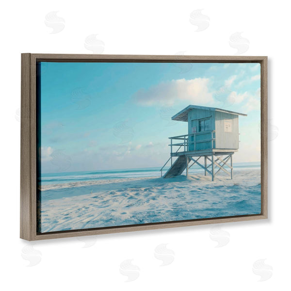 Stupell Industries LSR Design Studio | Blue And White Beach Scene