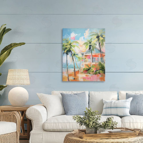 Stupell Industries LSR Design Studio | Blue Beach House Abstract