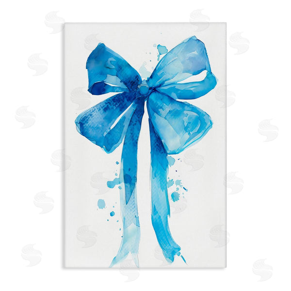 stupell industries LSR Design Studio | Blue Bell Bow Illustration Wall Art