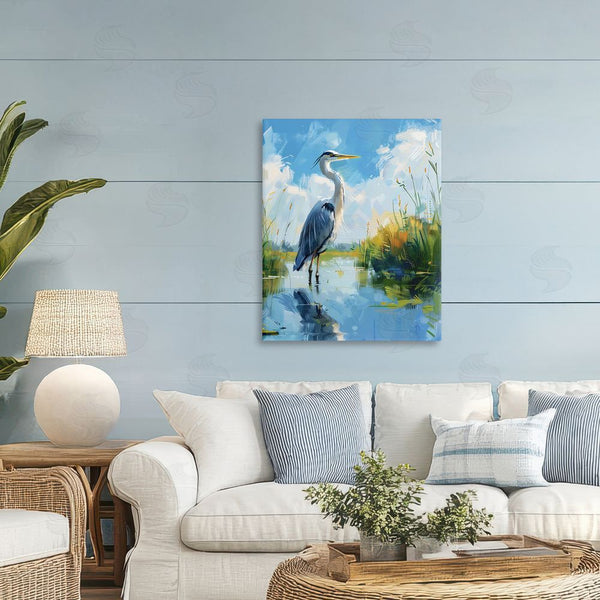 Stupell Industries LSR Design Studio | Blue Heron In Wetlands