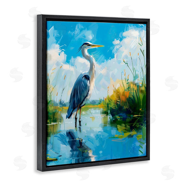 Stupell Industries LSR Design Studio | Blue Heron In Wetlands