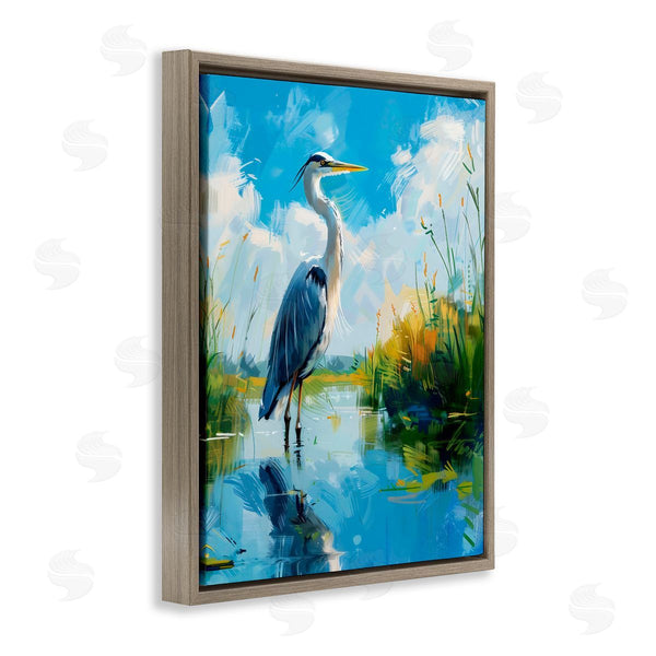 Stupell Industries LSR Design Studio | Blue Heron In Wetlands