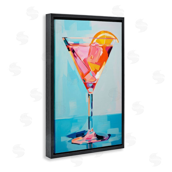 Stupell Industries LSR Design Studio | Blue & Pink Martini