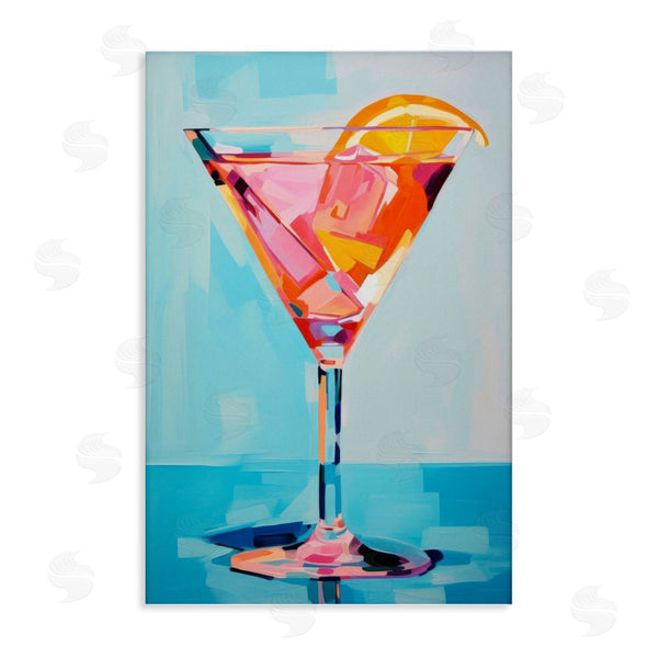 stupell industries LSR Design Studio | Blue & Pink Martini
