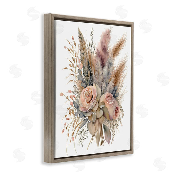 Stupell Industries LSR Design Studio | Boho Rose Pampas Wall Art