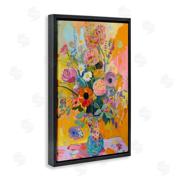 Stupell Industries LSR Design Studio | Bright Hued Mod Bouquet