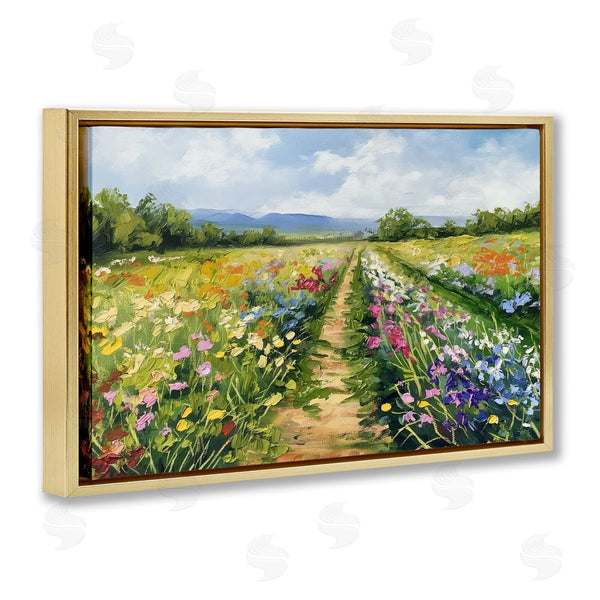 Stupell Industries LSR Design Studio | Bright Hued Wildflower Path