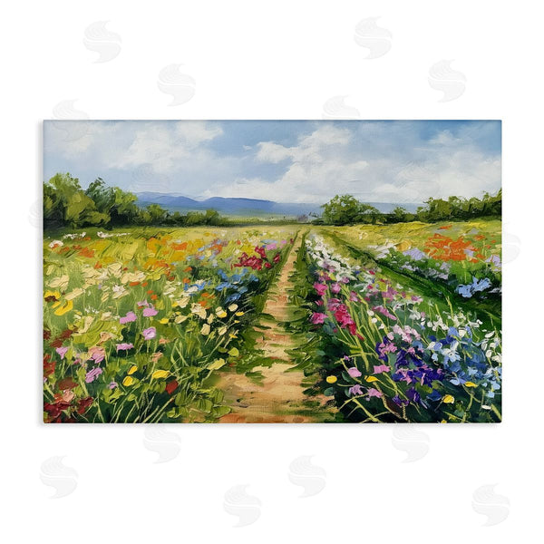 stupell industries LSR Design Studio | Bright Hued Wildflower Path