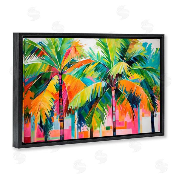 Stupell Industries LSR Design Studio | Bright Mod Palms & Rectangles