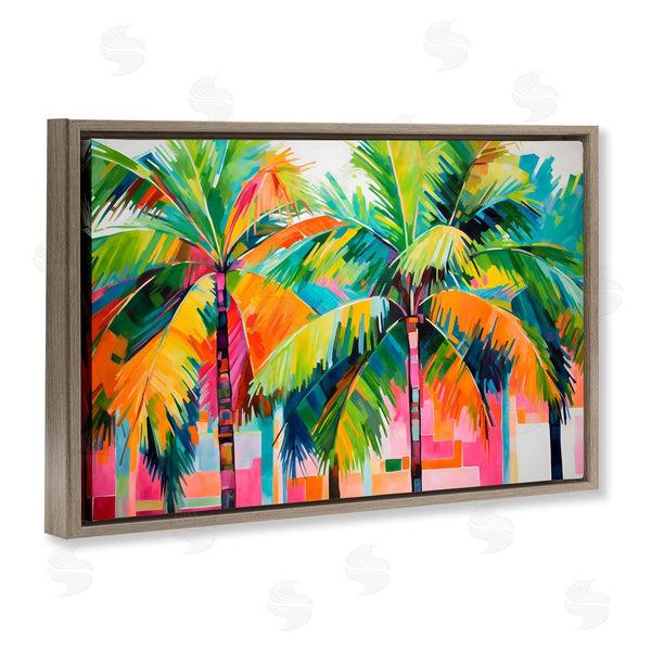 Stupell Industries LSR Design Studio | Bright Mod Palms & Rectangles